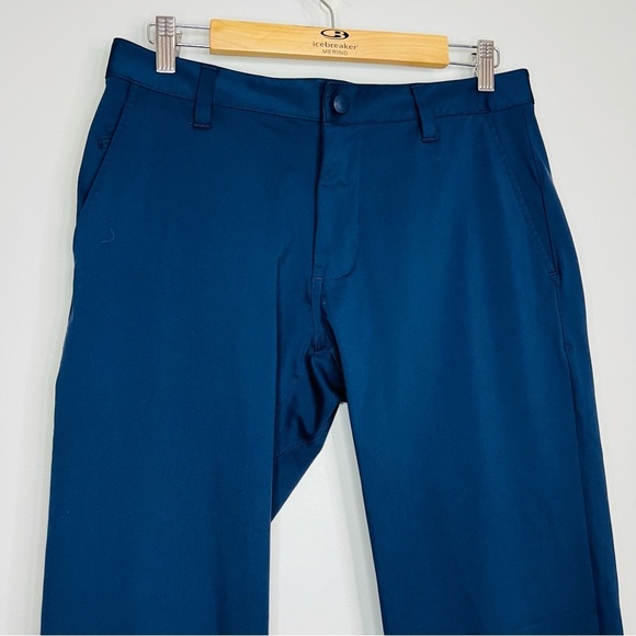 RHÔNE Navy Classic Commuter Stretch Chino Pants 30W - Picture 4 of 8